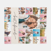 Natürliche 20 Foto moderne minimale Skripte einfac Fleecedecke (Vorderseite (Horizontal))