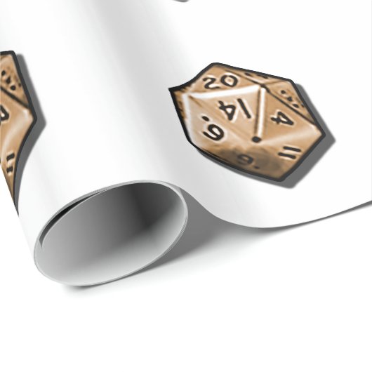 Natürliche 20 geschenkpapier (Rolleneckpunkt)