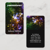 Natürliche Abdeckung des vertikalen Fotobildes Visitenkarte (Vorne/Hinten)