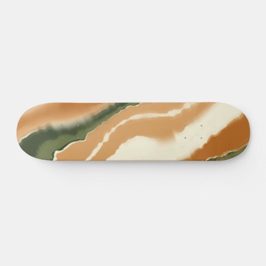 Natürliche Abstrakte Geode Skateboard (Horizontal)