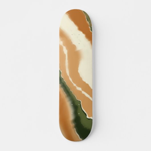 Natürliche Abstrakte Geode Skateboard (Vorne)