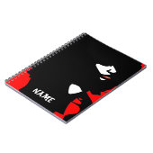 Natürliche Afrokükenillustration Notizblock (Linke Seite)