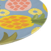 Natürliche Ananas Abstrakt: Vintage Schönheit. Schneidebrett (Ecke)