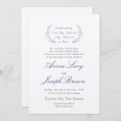 Natürliche Ani Ledodi-Einladung zur Hochzeit Einladung (Vorne/Hinten)