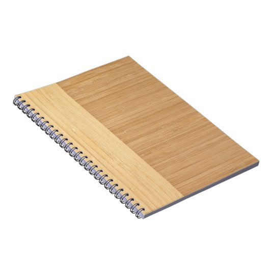 Natürliche Bambusgrenzhölzerner Korn-Blick Notizblock (Rechte Seite)