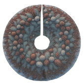 Natürliche Bettwäsche Polyester Weihnachtsbaumdecke (Vorderseite)