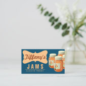 Natürliche Bio| Orangenmarmelade| Handgefertigte K Visitenkarte (Stehend Vorderseite)