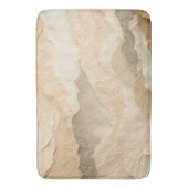 Natürliche Bio, texturierte Rippschichten Badematte (Vorderseite Vertikal)