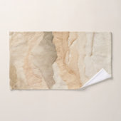 Natürliche Bio, texturierte Rippschichten Badhandtuch Set (Handtuch)