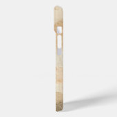 Natürliche Bio, texturierte Rippschichten Case-Mate iPhone Hülle (Rückseite / Links)