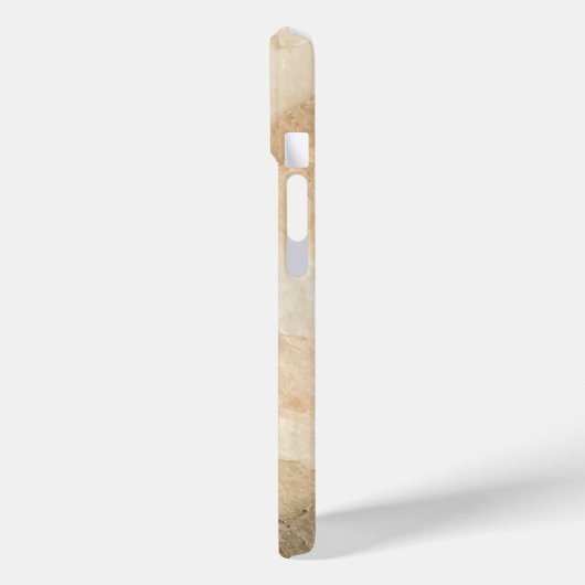 Natürliche Bio, texturierte Rippschichten Case-Mate iPhone Hülle (Rückseite / Links)