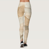 Natürliche Bio, texturierte Rippschichten Leggings (Rückseite)