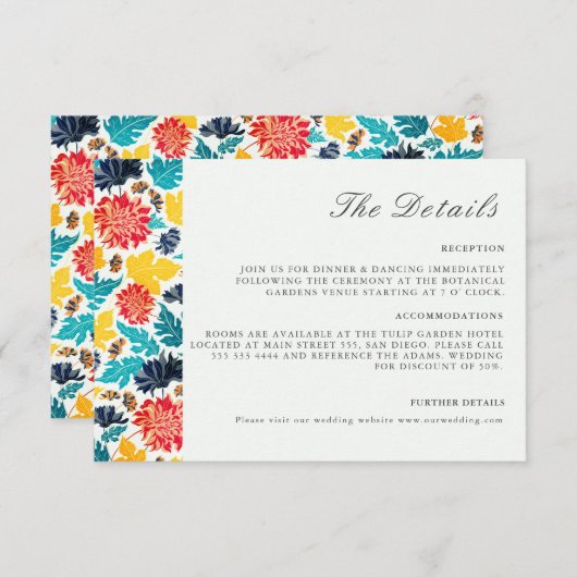 Natürliche Blaue Gelbe Wasserfarbe Sonnenblumen Ho Begleitkarte (Vorne/Hinten)