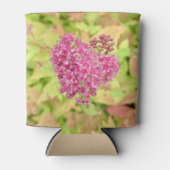 Natürliche Blume Herz - durchbohrt von Pfeil. Dosenkühler (Vorderseite)