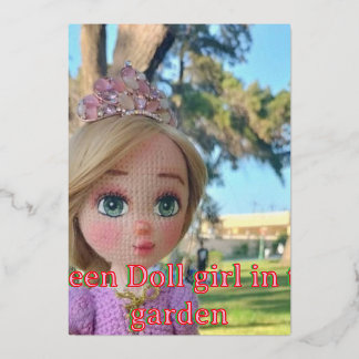 Natürliche Blumenfotografiesammlung – Botanik Folieneinladung