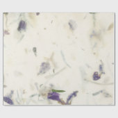 Natürliche Blumengrunge Shabby Earth Grass Mulberr Geschenkpapier (Flach)