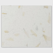 Natürliche Blütenblätter Elfenbeinkraut Kräuter Mu Geschenkpapier (Flach)