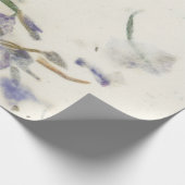 Natürliche Blütengras Minze Earth Iris Mulberry Iv Geschenkpapier (Ecke)