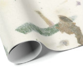 Natürliche Blütengras Minze Erde Iris Mulberry Plu Geschenkpapier (Rolleneckpunkt)