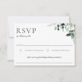 Natürliche botanische Vegetation RSVP Karte (Vorderseite)