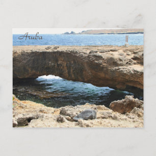 Natürliche Brücke Aruba, Fotografie, Postkarte