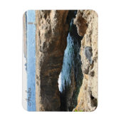 Natürliche Brücke in Aruba, Fotografie, Magnet (Vertikal)