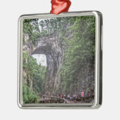 Natürliche Brücke Silbernes Ornament (Links)