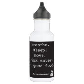 Natürliche Caduceus-Wasser-Flasche Edelstahlflasche (Rechts)