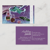 Natürliche Cosmetology-KräuterHautpflege Visitenkarte (Vorne/Hinten)