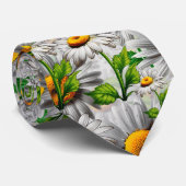 Natürliche Daisy-Blume Krawatte (Gerollt)