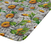 Natürliche Daisy-Blume Schneidebrett (Ecke)