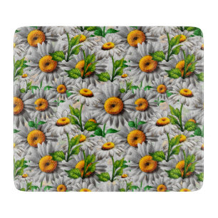 Natürliche Daisy-Blume Schneidebrett