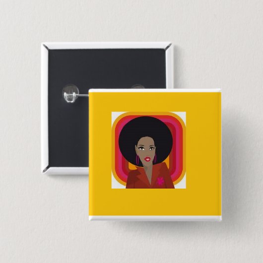 Natürliche Divaart der Liebe I Button (Vorne & Hinten)