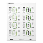 Natürliche Dropper-Flaschen-Etiketten (Vorne)