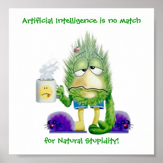 Natürliche Dummheit Poster (Vorne)