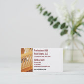 Natürliche Eleganz-Visitenkarte Visitenkarte (Stehend Vorderseite)