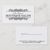 Natürliche Elemente | BOUTIQUE Terminkarte (Vorne/Hinten)