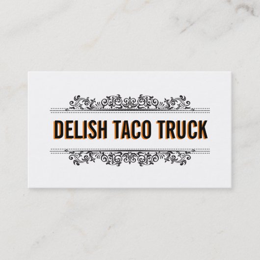 Natürliche Elemente | LKW Visitenkarte (Vorderseite)