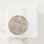 Natürliche Erde Rustikales Waldland-Blätter Geschenkanhänger (Beispiel)