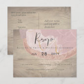 Natürliche Erde Rustikales Waldland-Blätter Postkarte (Vorne/Hinten)