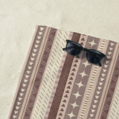 Natürliche Erdtöne Strandtuch (Beispiel)