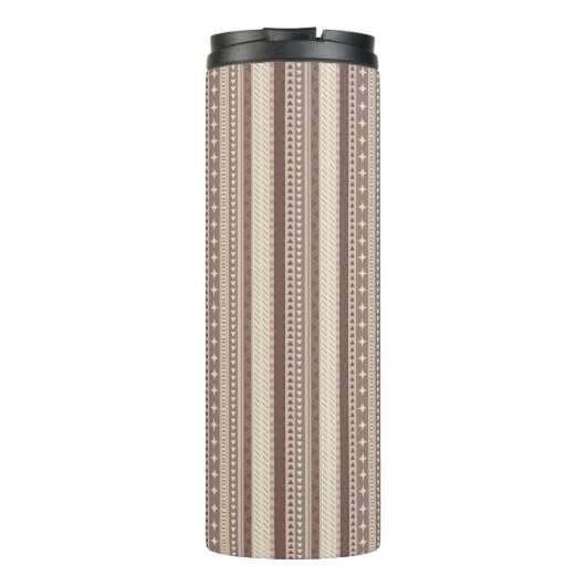 Natürliche Erdtöne Thermosbecher (Rückseite)