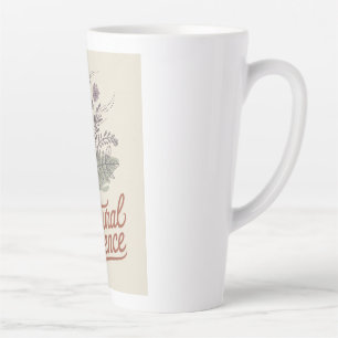 Natürliche Essenz Vintage Botanische Wildblume Milchtasse