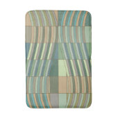 Natürliche Farben Wavy Rectangle Badematte (Vorderseite Vertikal)