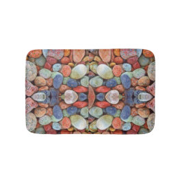 Natürliche farbige Zen-Kieselsteine Badematte