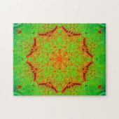 Natürliche Farbstern-Mandala Puzzle (Horizontal)