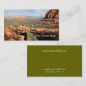 Natürliche Felsformationen Visitenkarte (Vorne/Hinten)