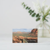 Natürliche Felsformationen Visitenkarte (Stehend Vorderseite)