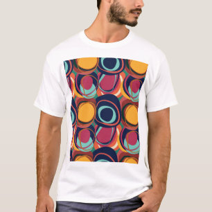 Natürliche Form Nahtlos: Abstrakte Zirkelbeauty. T-Shirt