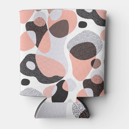 Natürliche Formen: Geometrische Nahtlose Textur. Dosenkühler (Vorderseite)